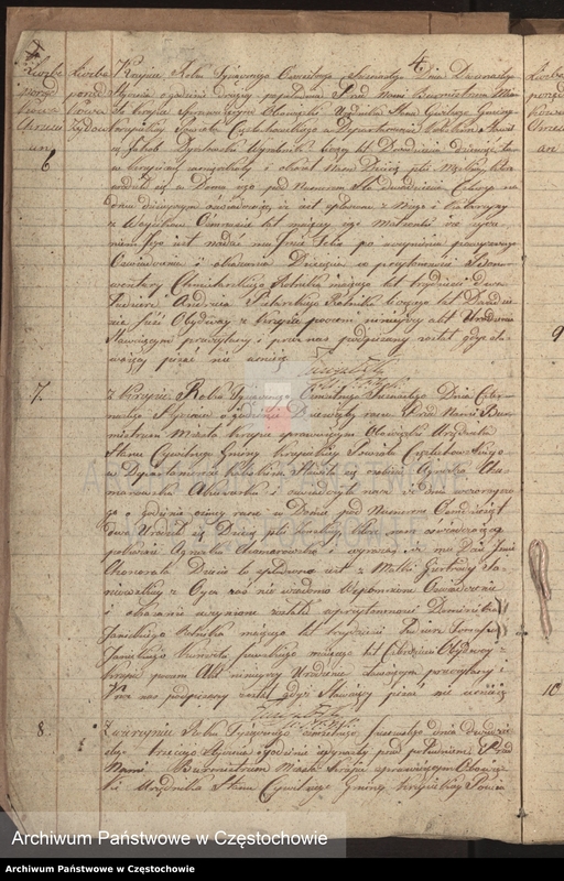 image.from.unit.number "Księga [akt] urodzenia gminy Krzepickiej na rok 1816"