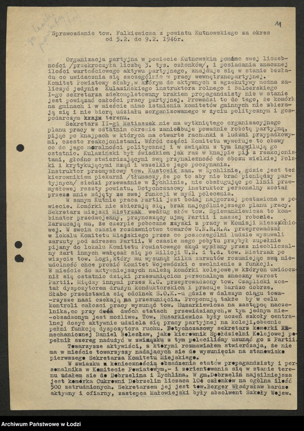 Obraz 12 z jednostki "Sprawozdania instruktorów [Wydziału] z pobytu w terenie"