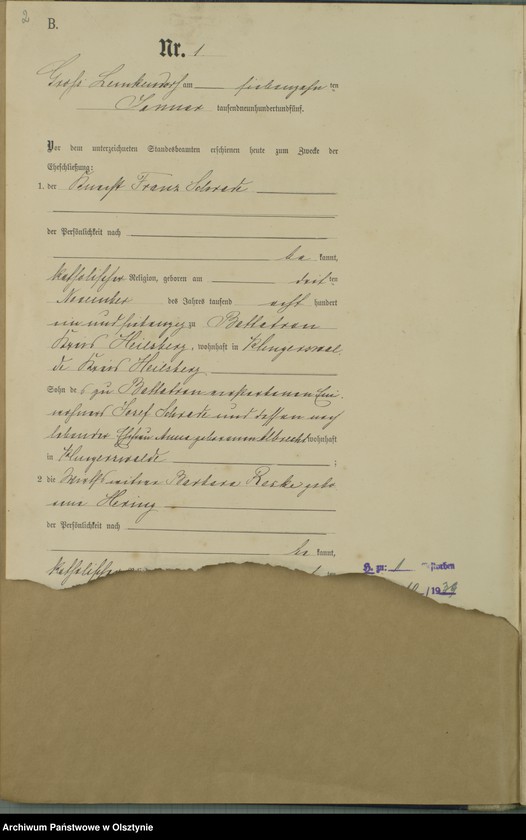 image.from.unit.number "Heiraths-Haupt-Register Nr 1 - 14; 1-17"