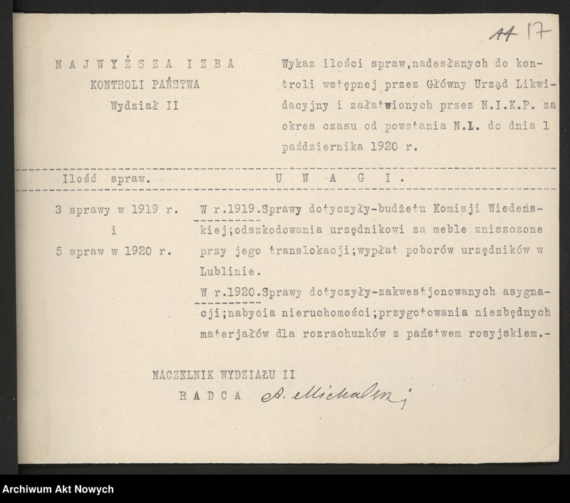 image.from.unit.number "(Wykazy czynności Najwyższej Izby Kontroli Państwa w zakresie kontroli oraz sprawozdania z przeprowadzonych kontroli)"
