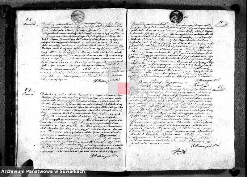 image.from.unit.number "Duplikat akt urodzeń, małżeństw i zgonów wyz. rzym. - kat. W Suwałkach 1853 r."