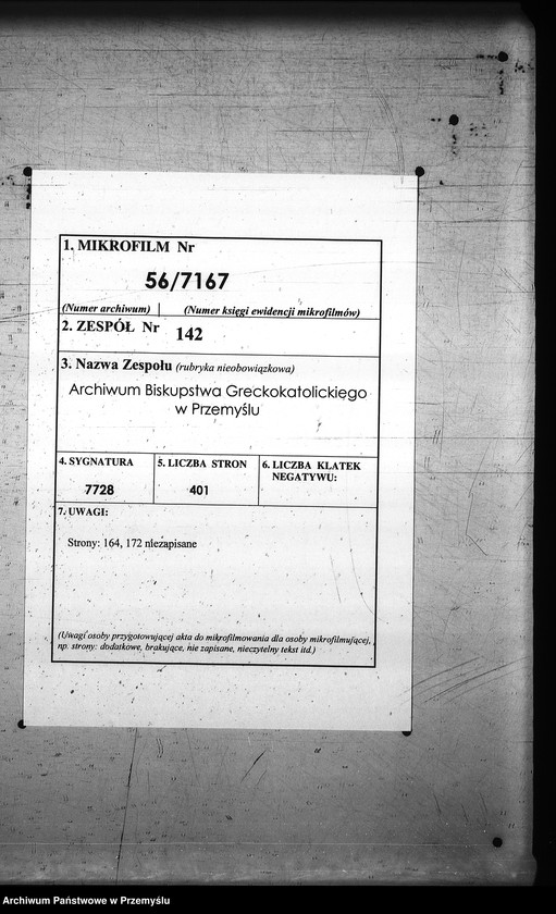 Obraz 2 z jednostki "[Kopie ksiąg metrykalnych parafii Wykoty (dekanat Sambor)]"