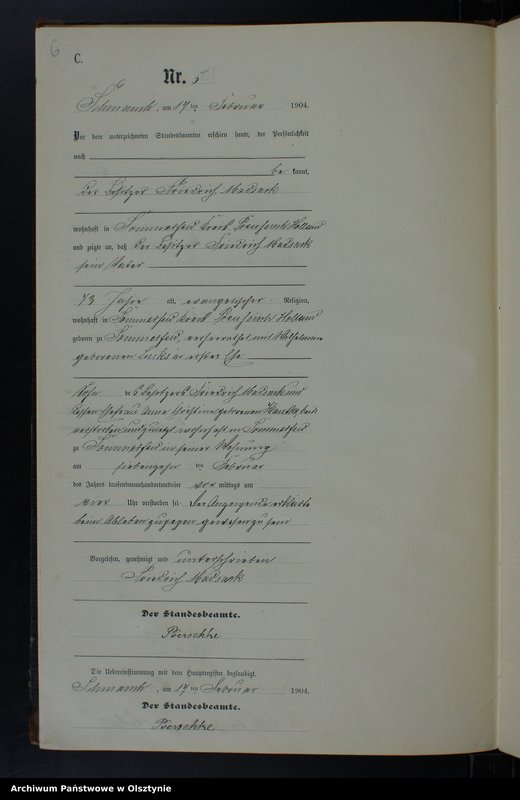 image.from.unit.number "Sterbe-Neben-Register Nr 1 - 27"