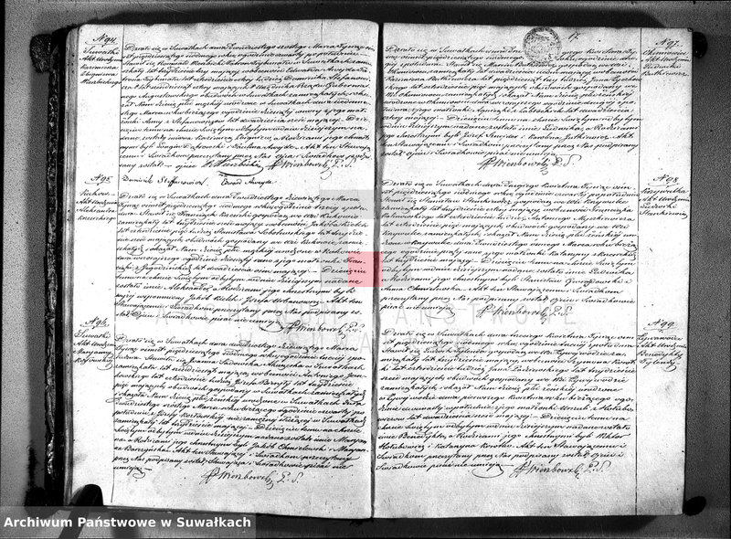 image.from.unit.number "Księga duplikat do zapisywania aktów urodzonych, zaślubionych i zmarłych parafii suwalskiej 1857 rok"