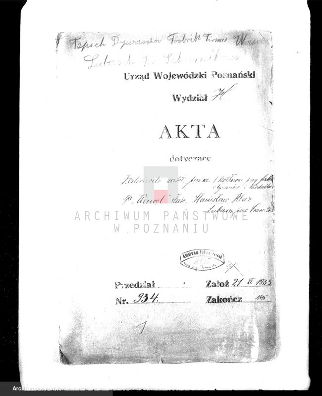 Obraz 4 z jednostki "Zatwierdzenie zakładu przemysłowego /kotłowni przy fabryce dywanów i chodników Firmy Wawel/ St. Kluze w Lubaszu"