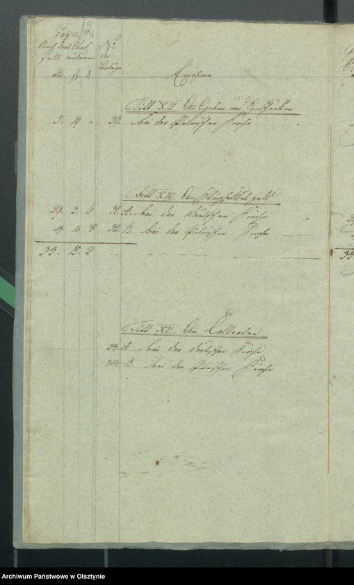 image.from.unit.number "Kirchen Rechnung über Einnahme und Ausgabe bei der ewangelischen deutschen und polnischen Kirche zu Riesenburg"