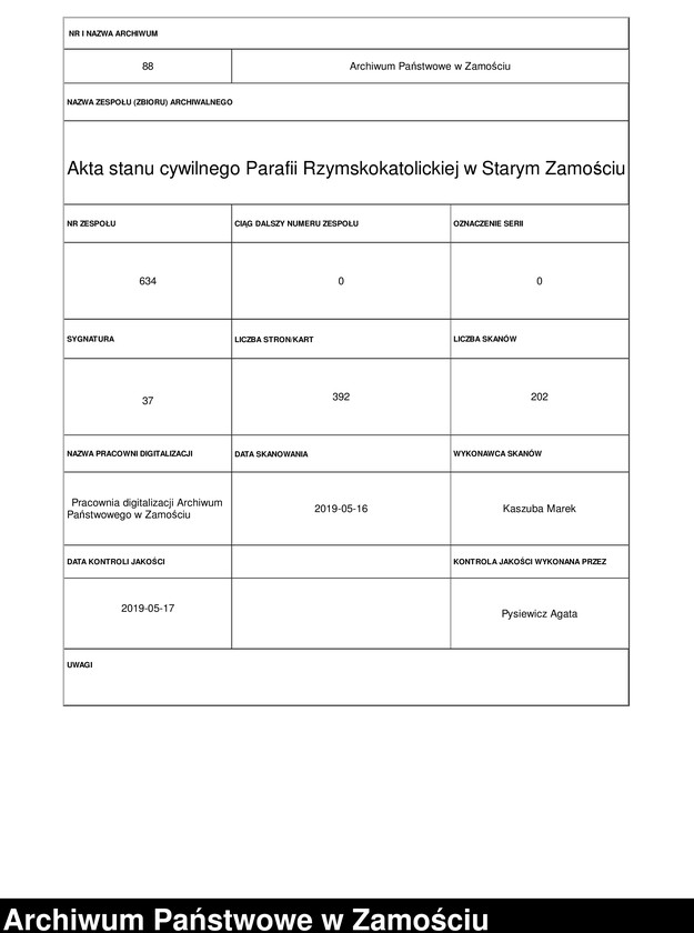 image.from.unit.number "Akta urodzeń, małżeństw, zgonów"