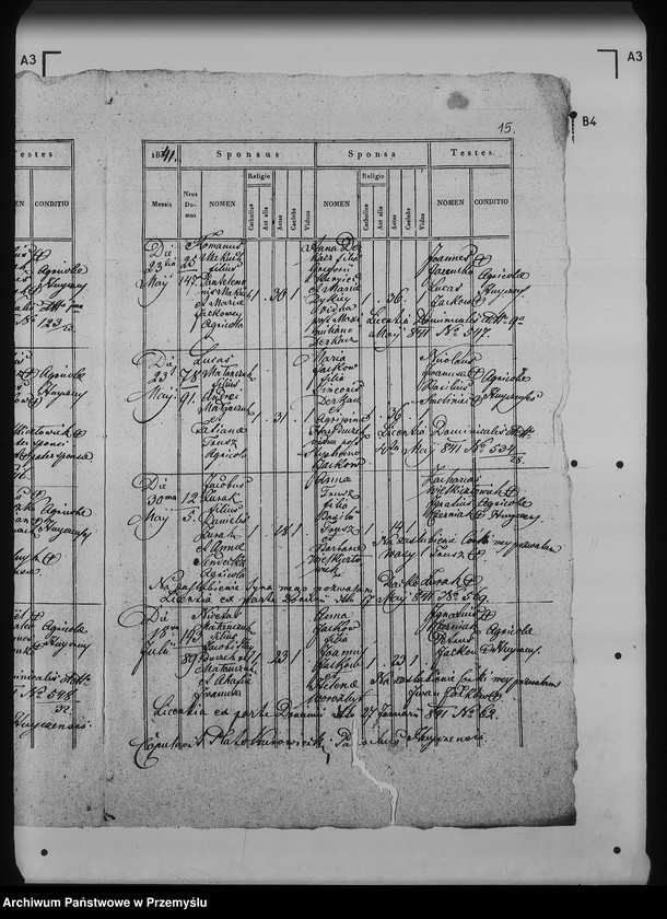 Obraz 20 z jednostki "[Kopie ksiąg metrykalnych parafii Hujcze z filią Zaborze (dekanat Rawa Ruska)]"