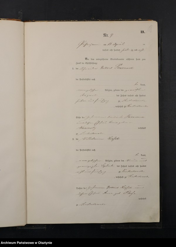 image.from.unit.number "Heiraths-Haupt-Register Nr 1 - 38"