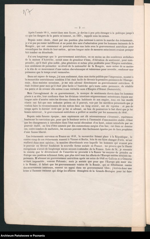 Obraz 20 z jednostki "A. betr. die polnische Emigration"