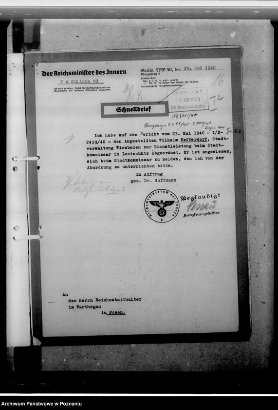 Obraz 20 z jednostki "Nefferdorf, Wilhelm - urzędnik miejski w Łęczycy"