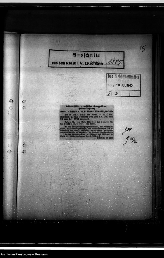 Obraz 19 z jednostki "Runderlasse des Reichsministeriums des Innern"