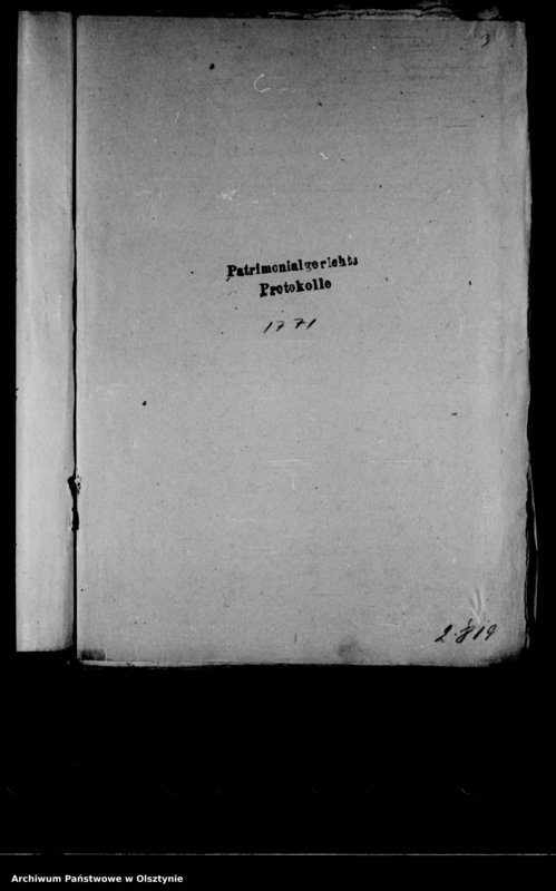 image.from.unit.number "Schönbergsche Patrimonial-Gerichts-Protokolle betreffend Körperverletzung und Defraudation"