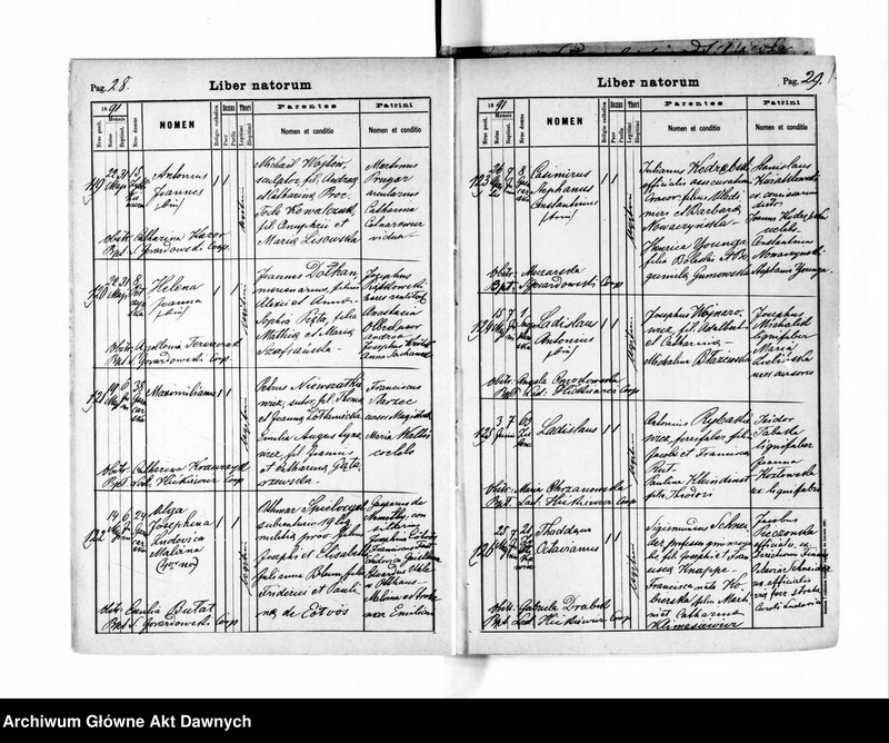 image.from.unit.number "Parafia: Lwów, parafia św. Mikołaja. Dekanat: Lwów. Księga metrykalna urodzeń, ślubów i zgonów dla całej parafii."