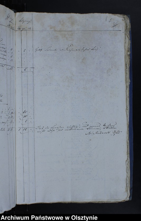 image.from.unit.number "Jahr Rechnung aller Einnahme und Ausgabe der Jäskendorffschen Kirche"