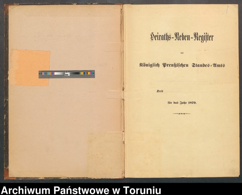 image.from.unit.number "Heiraths-Neben-Register Stadt Strasburg [ Brodnica- Miasto]für das Jahr 1879"