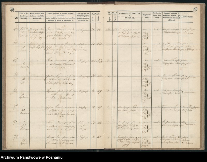 Obraz 12 z jednostki "Księga małżeństw"