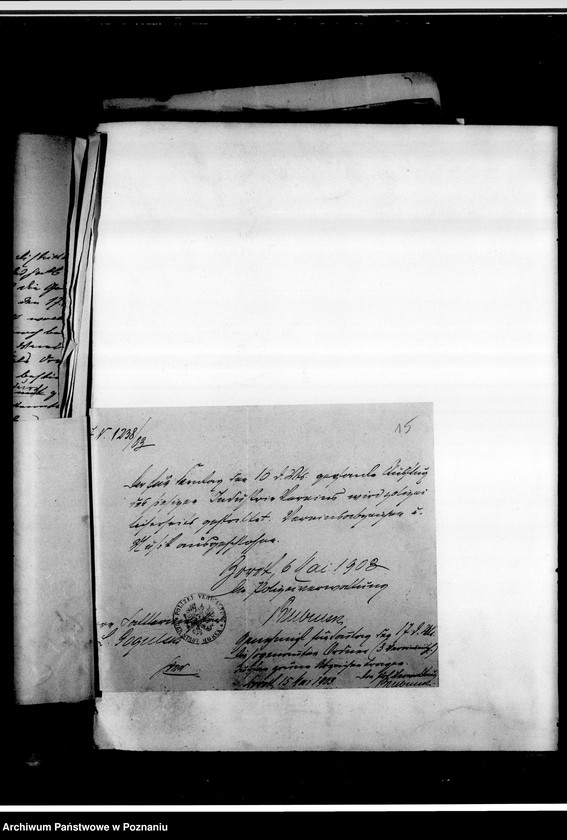 Obraz 19 z jednostki "Korespondencja urzędowa, listy członków, zawiadomienia o zebraniach, programy obchodów rocznic i innych uroczystości"