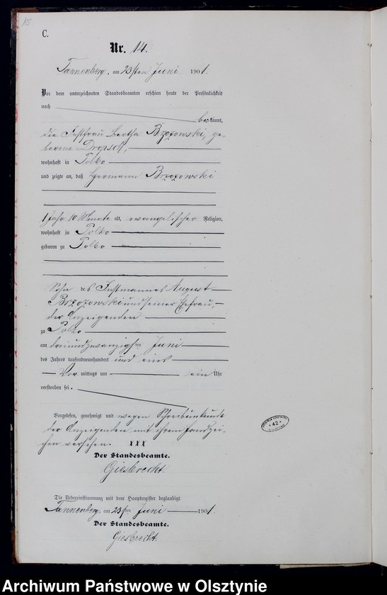 image.from.unit.number "Sterbe-Neben-Register Nr 1 - 28"