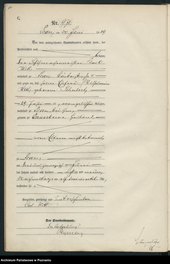 Obraz 17 z jednostki "Księga zgonów t. III"