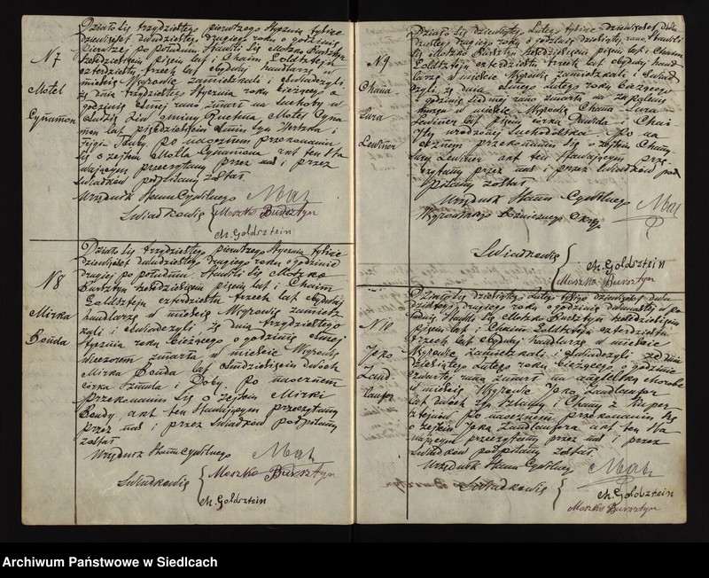 image.from.unit.number "Księga aktów zgonów wyznania mojżeszowego "