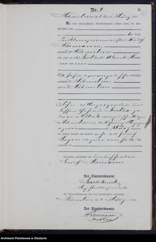 image.from.unit.number "Sterbe-Neben-Register Nr 1 - 65"