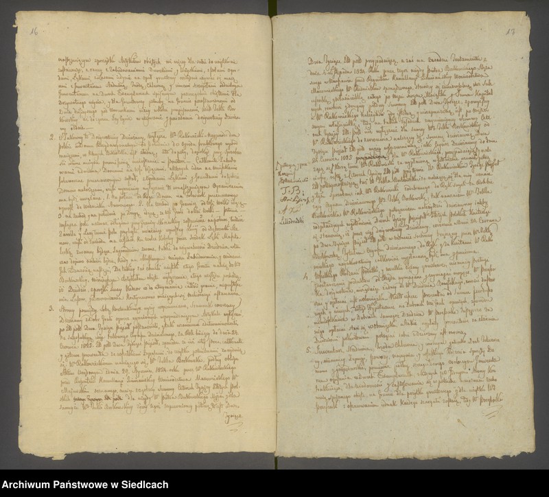 Obraz 13 z jednostki "[Akta notarialne notariusza Modrzewskiego Ludwika rok 1825 od nr 1 do nr 239]"