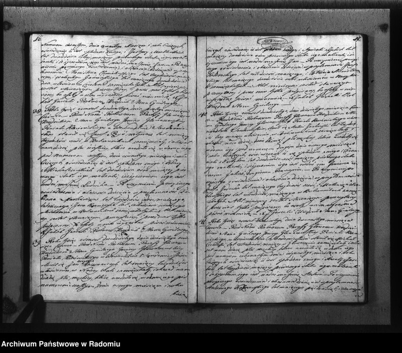 image.from.unit.number "Księga akt cywilnych gminy Głowaczew na rok 1820"