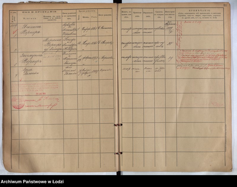 image.from.unit.number "[Księga ludności stałej m. Łodzi guberni piotrkowskiej nr domu 1119-1124b]"