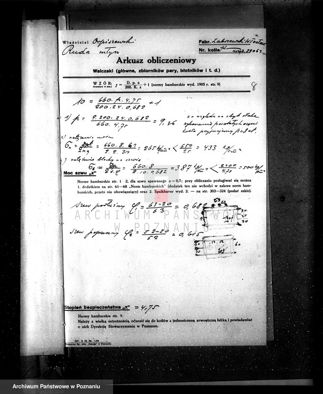 Obraz 12 z jednostki "Mleczarnia w Szmocinie, Otton Spiekarmann nr fabryczny kotła 39069"