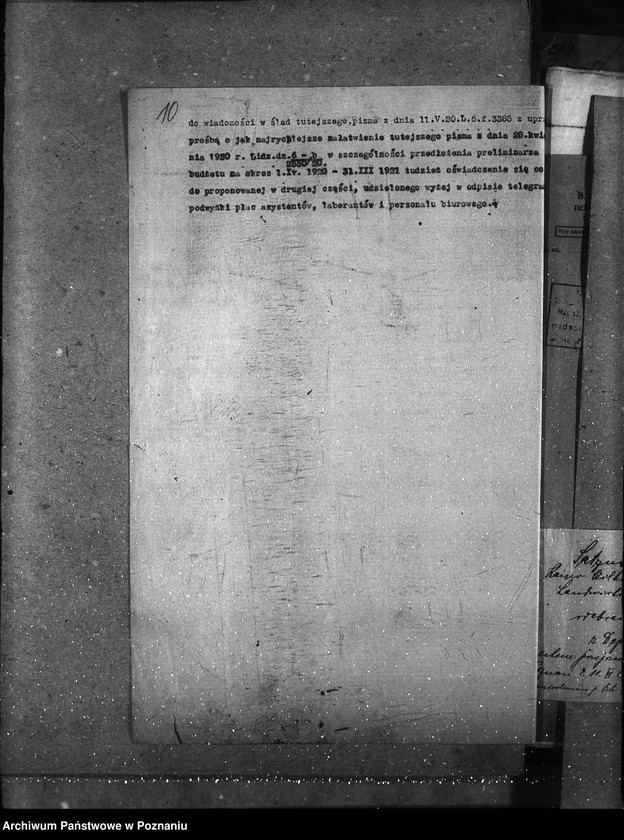 Obraz 14 z jednostki "Sprawy osobowe Państw. Naukowy Instytut Rolniczy w Bydgoszczy [personalne ogólne]"