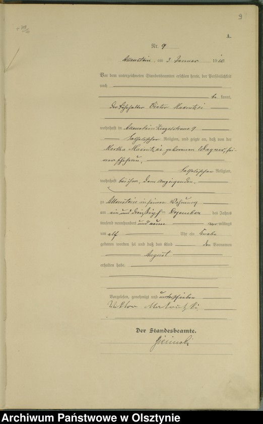 image.from.unit.number "Geburts-Haupt-Register Tom I , Nr 1-478"