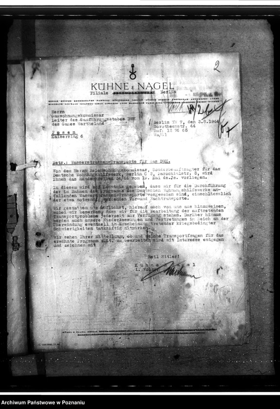 Obraz 8 z jednostki "DWH - Transporte der Baustoffe für Behelfsheime"