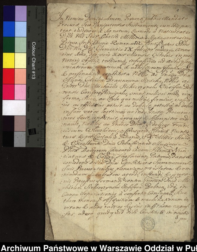 image.from.unit.number "Kopie pism i dekretów dotyczących dyspens małżeńskich, separacji i rozwodów (głównie z przełomu XVIII i XIX w.)"