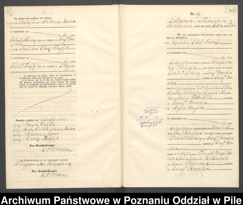 Obraz 19 z jednostki "Księga małżeństw"