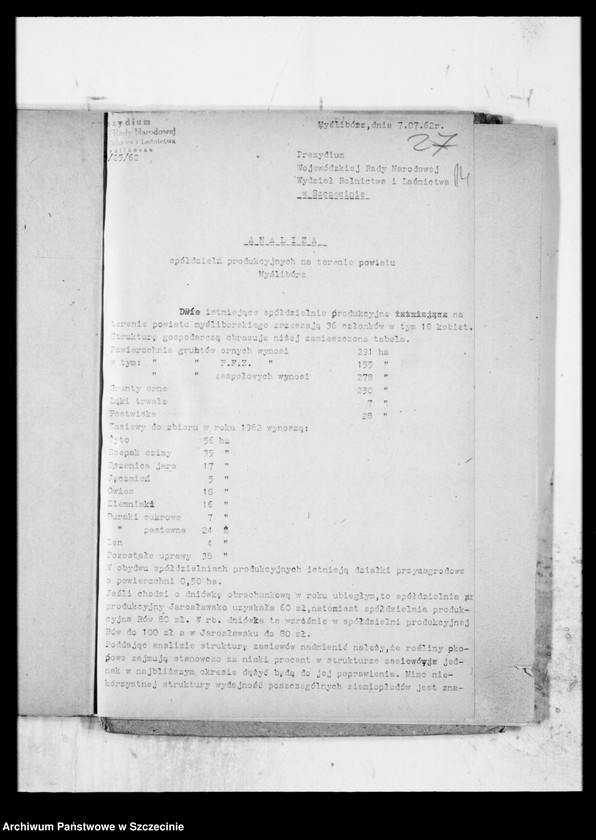 image.from.unit.number "Działalność Rolniczych Spółdzielni Produkcyjnych w powiatach województwa szczecińskiego"