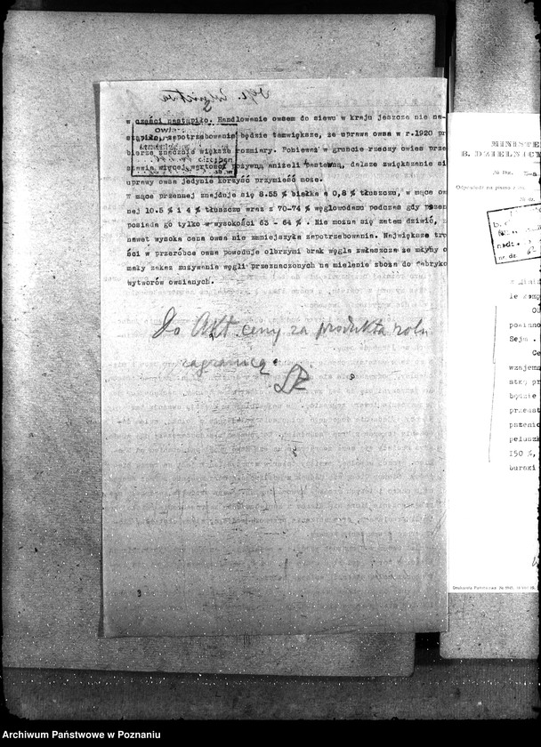 Obraz 6 z jednostki "Sprawy szczegółowo-administracyjne Ceny produktów rolnych za granicą"