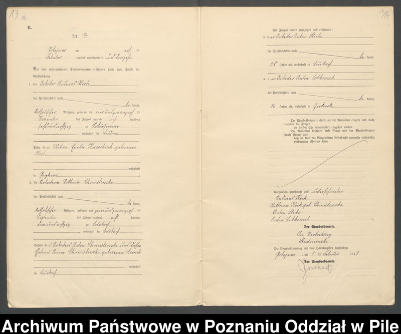 Obraz 10 z jednostki "Księga małżeństw"