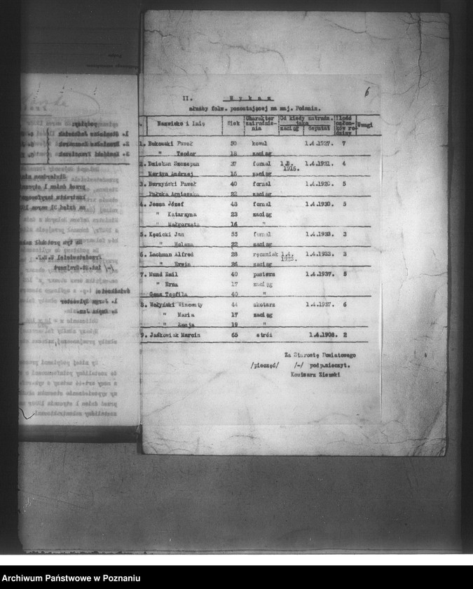 Obraz 10 z jednostki "Odprawy z art. 44 ustawy o wykonaniu reformy rolnej dla byłej służby folwarcznej Podanin powiat chodzieski"