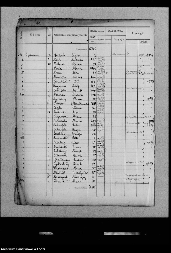 Obraz 17 z jednostki "Rejestr poborczy"