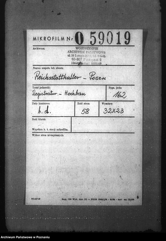 Obraz 2 z jednostki "Registratur- Hochbau"