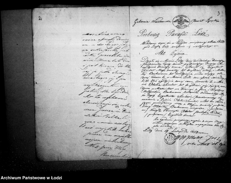 Obraz 6 z jednostki "Akta tyczące się ustanowienia opieki nad nieletnią Anną Zemler po zmarłych Engelharcie i Otylii z Bachmanow małżonków Zemler pozostałą córką"
