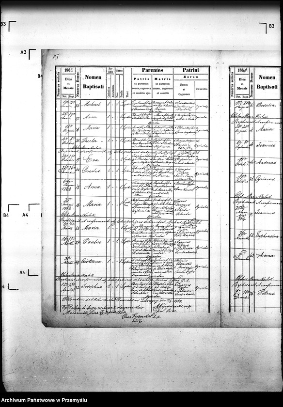 Obraz 19 z jednostki "[Kopie ksiąg metrykalnych parafii Leszczyny z filiami Bielanka, Kuńkowa (dekanat Gorlice)]"