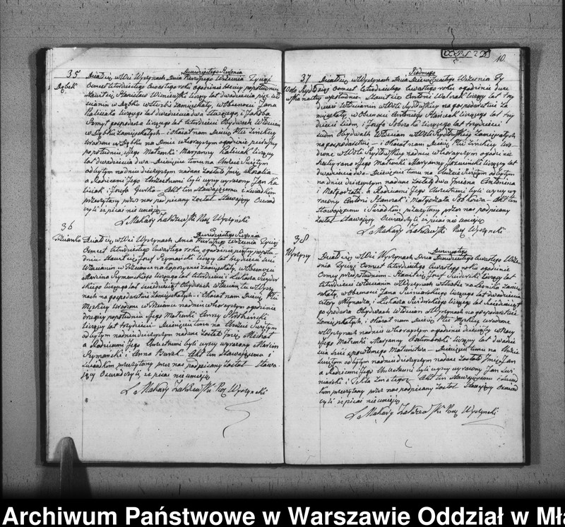 image.from.unit.number "Akta urodzeń, małżeństw i zgonów"