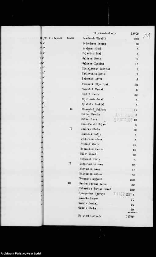 Obraz 15 z jednostki "Rejestr poborczy"