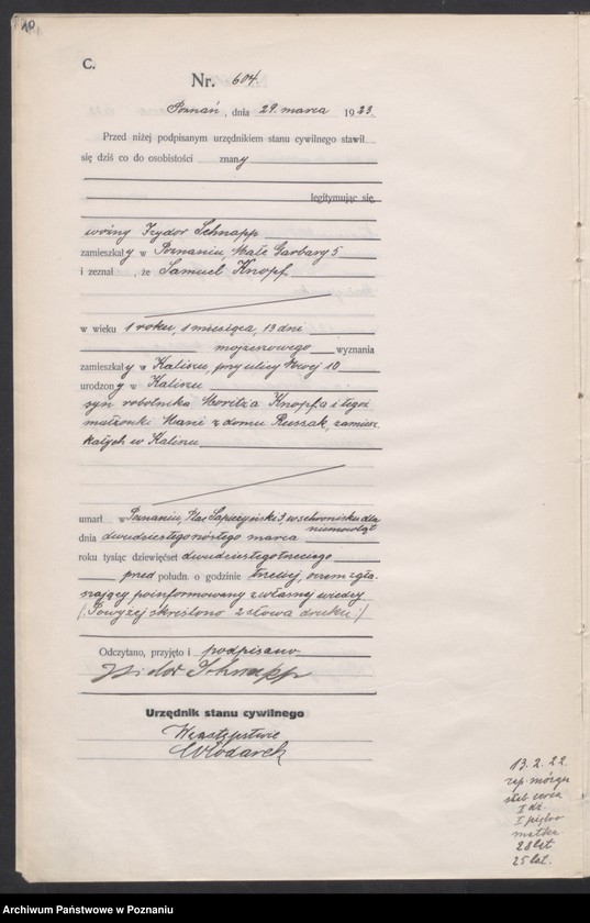 image.from.unit.number "Księga miejscowa zgonów tom II [Rejestr główny zgonów]"