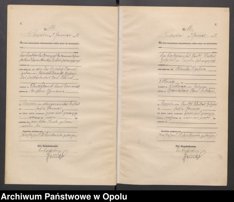 Obraz 10 z jednostki "[Rejestr zgonów] 1922 Tom I Nr 1-467"