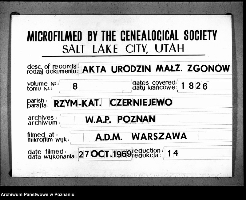 Obraz 16 z jednostki "Duplikat urodzonych, zaślubionych i zgonów"