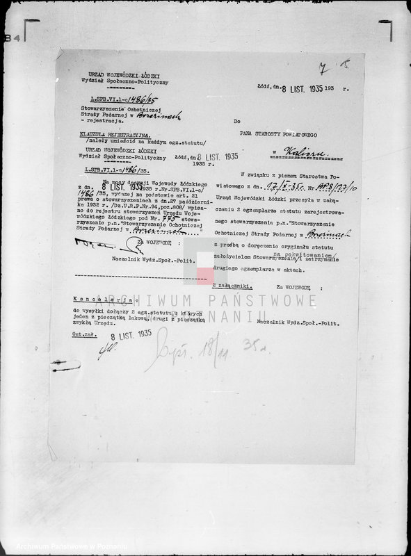 Obraz 11 z jednostki "Stowarzyszenie ochotniczej straży pożarnej powiatu kaliskiego litery od B-J"