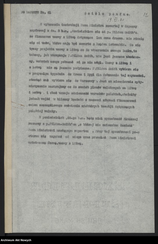 image.from.unit.number "Raporty polityczne Poselstwa Polskiego w Londynie nr 61-66,68, przesłane przez J. Ciechanowskiego"